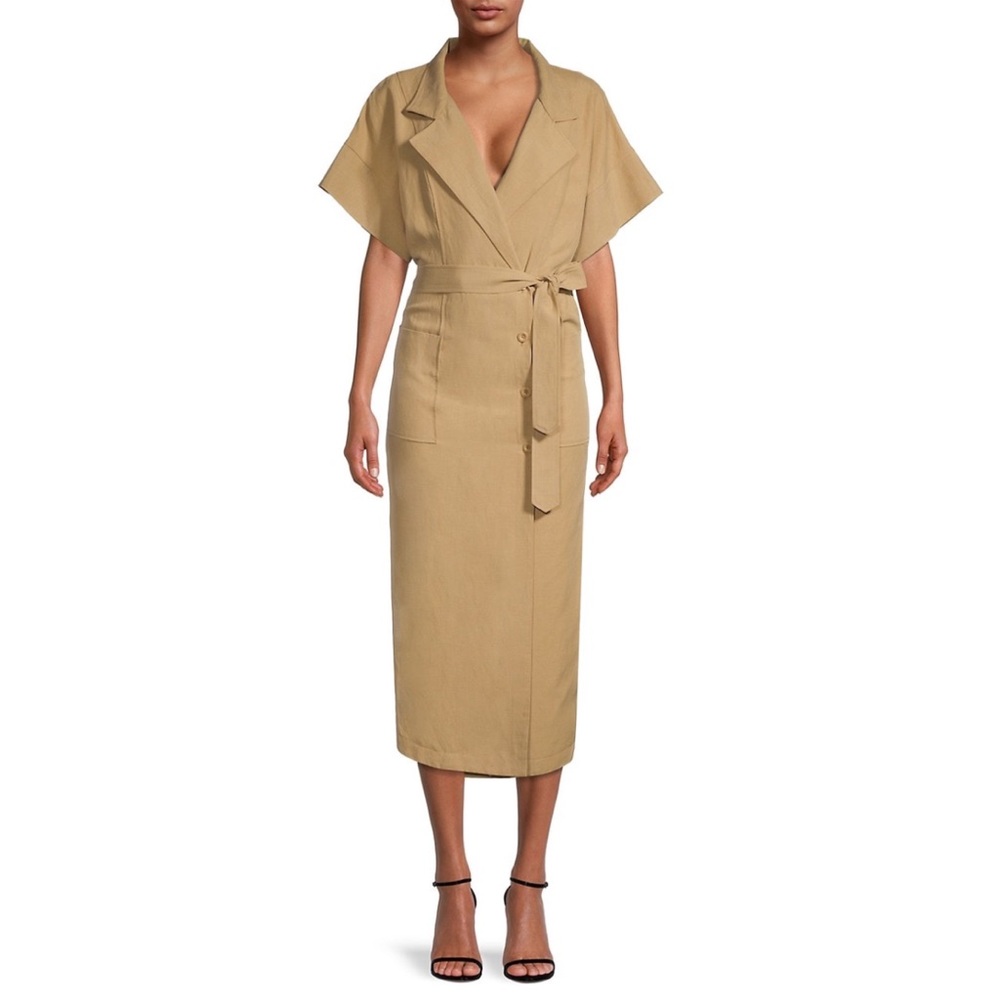 GINGER & SMART LANTERN WRAP DRESS